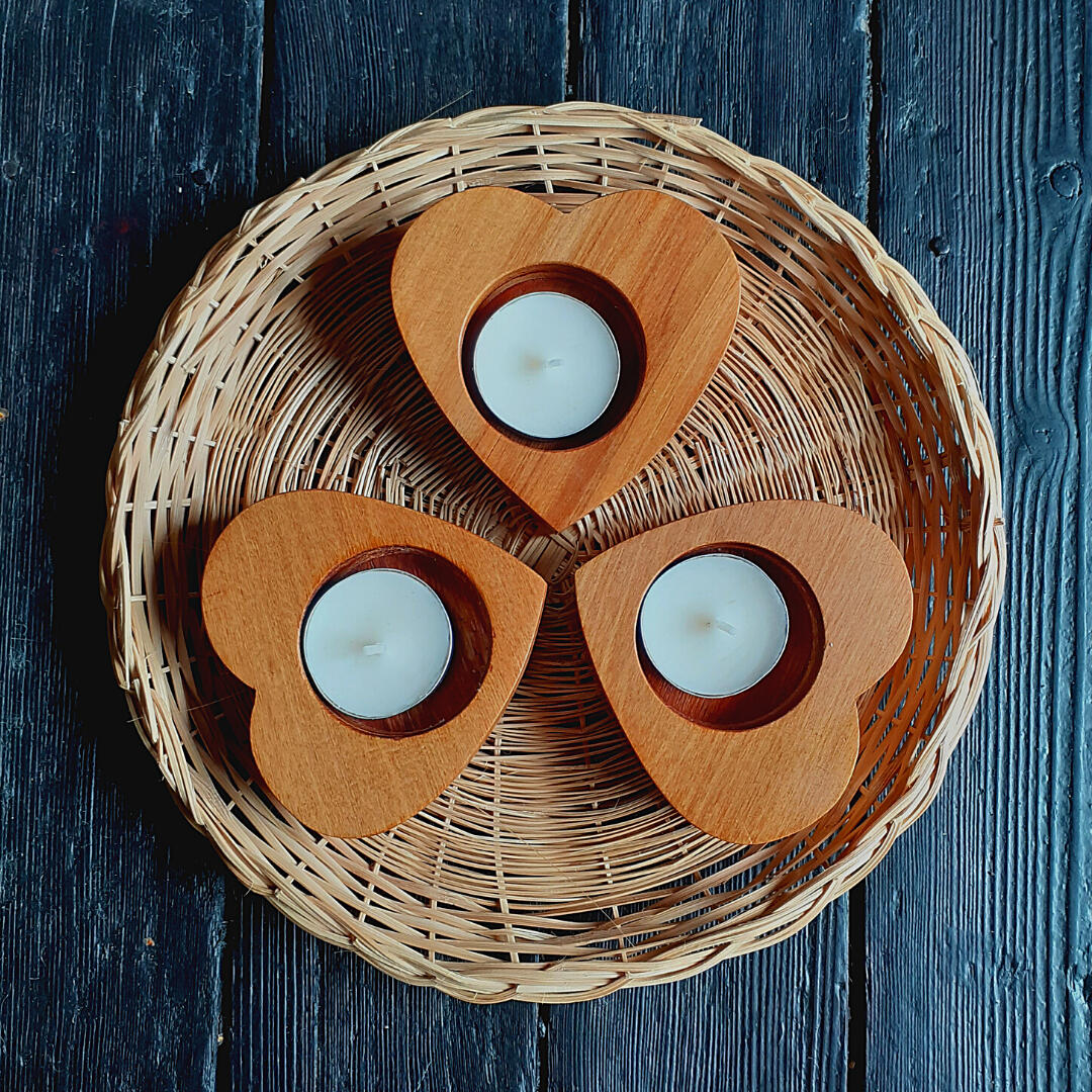 Heart Candle Holders